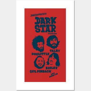 Dark Star Retro Tribute T-Shirt: Journey to the Depths of Cult Cinema Posters and Art